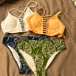 Cupshe Mix & Match High Rise Bikinis!